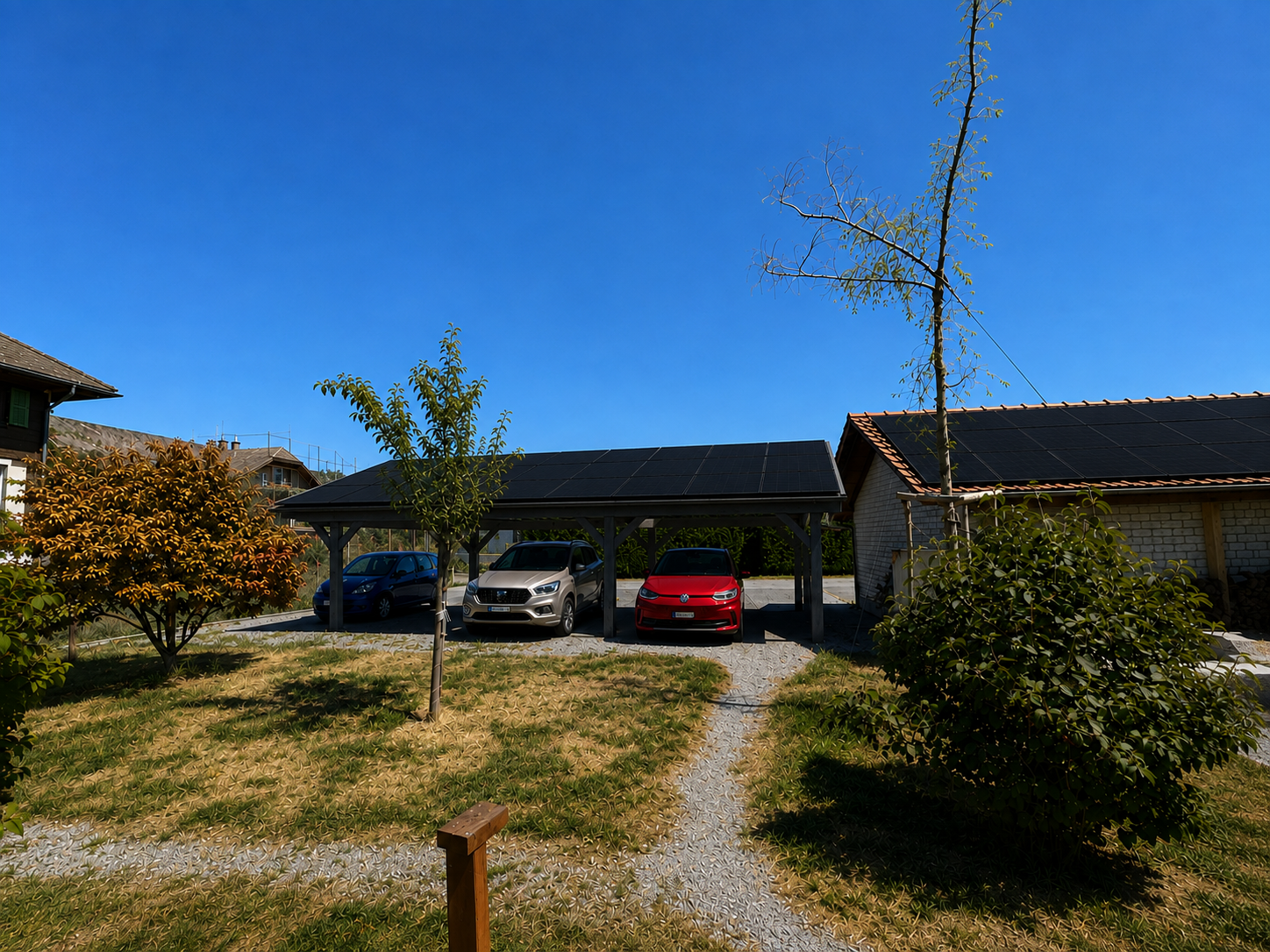 Riedstätt – neuer Solarcarport, 33 kWp Erweiterung 2026
